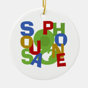 Sousaphone-foto Keramisch Ornament