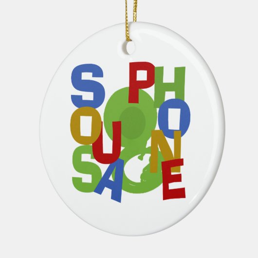 Sousaphone-foto Keramisch Ornament (Links)