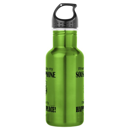 Sousaphone Happy Place Waterfles (Voorkant)