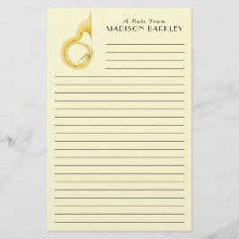 Sousaphone Marching Band Music Teacher Musician Briefpapier