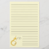 Sousaphone Marching Band Music Teacher Musician Briefpapier (Achterkant)