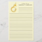 Sousaphone Marching Band Music Teacher Musician Briefpapier (Voorkant)