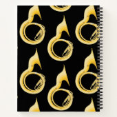 Sousaphone Marching Band Music Teacher Musician Notitieboek (Achterkant)