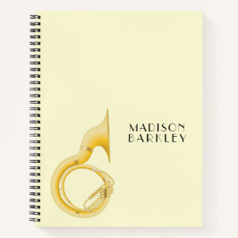 Sousaphone Marching Band Music Teacher Musician Notitieboek