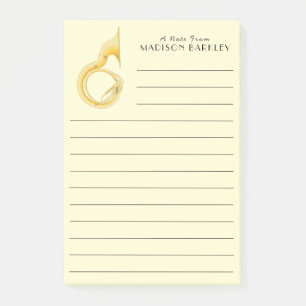 Sousaphone Marching Band Music Teacher Musician Post-it® Notes