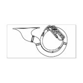 Sousaphone Marching Band Music Teacher Musician Rubberstempel (Afrduk)