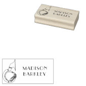 Sousaphone Marching Band Music Teacher Musician Rubberstempel (Gestempeld)