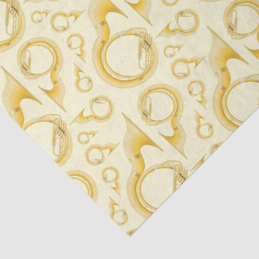 Sousaphone Marching Band Music Teacher Musician Tissuepapier (Detail)