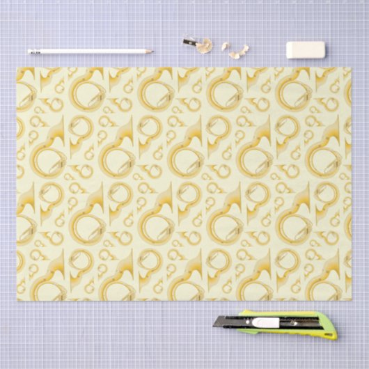 Sousaphone Marching Band Music Teacher Musician Tissuepapier (Craft)