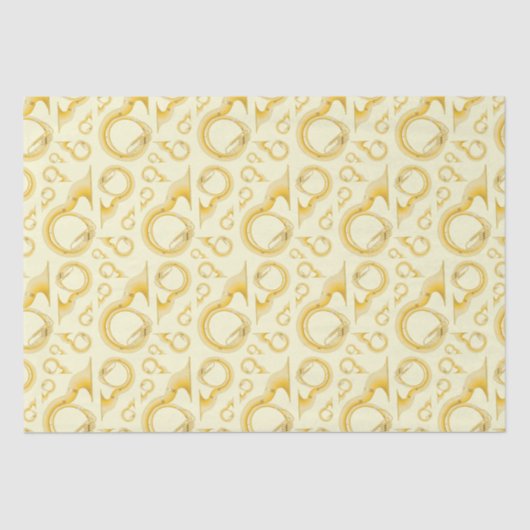 Sousaphone Marching Band Music Teacher Musician Tissuepapier (Voorkant)