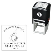 Sousaphone Marching Band Music Teacher Musician Zelfinktende Stempel (In situ)