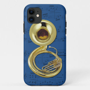 Sousaphone & Music phone case. Kies kleur iPhone 11 Hoesje