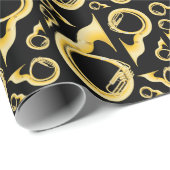 Sousaphone Music Teacher Cadeaupapier (Rol Hoek)