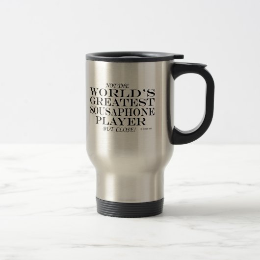 Sousaphone Player Close Travel Mug Reisbeker (Rechts)