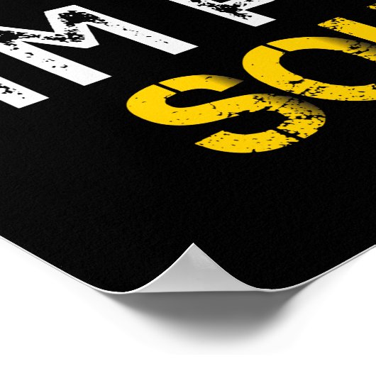 Sousaphone Player Marching Band Gift Mannen Tuba Poster (Hoek)