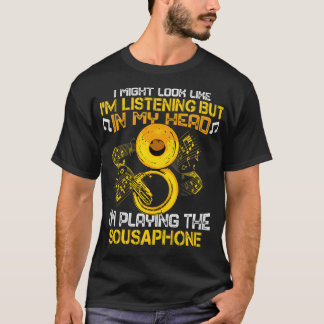 Sousaphone Player Marching Band Gift Mannen Tuba S T-shirt