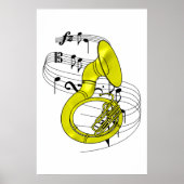 Sousaphone Poster (Voorkant)