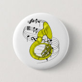 Sousaphone Ronde Button 5,7 Cm (Voorkant)