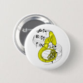 Sousaphone Ronde Button 5,7 Cm (Voorkant /achterkant)