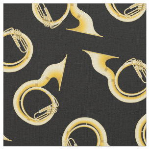 Sousaphone Tuba Music Musician Room Decor Stof