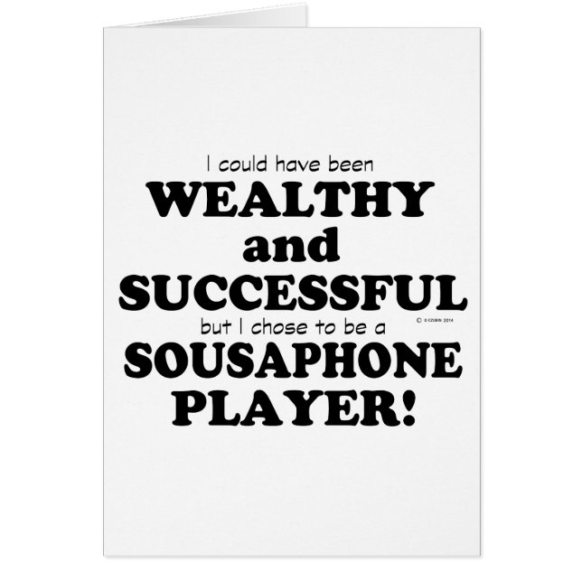 Sousaphone Wealthy & Succesvol (Voorkant)