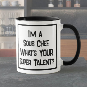 Souschef Super Talent. Tweekleurige koffiemok Mok
