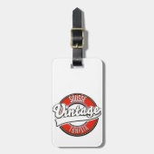Sousse Tunesië vintage stijl logo Bagagelabel (Voorkant verticaal)