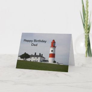 Souter Lighthouse England Happy Birthday Pap Kaart