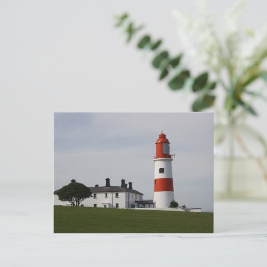 Souter Lighthouse, England Post Card Briefkaart (Staand voorkant)
