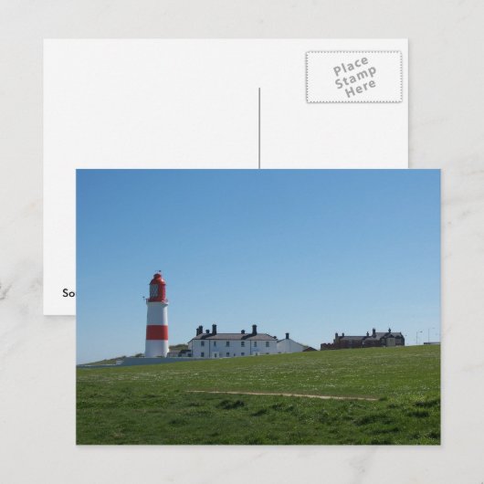 Souter Lighthouse summer Briefkaart (Voorkant / Achterkant)