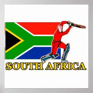 South Africa Cricket Player Poster