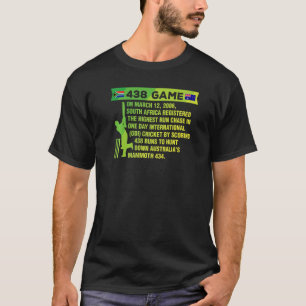South Africa Cricket Protea 438 Game Nostalgia Bra T-shirt