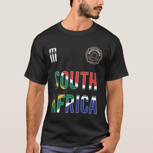 South Africa Cricket T Shirt 2019 Proteas SA Fans (Voorkant)