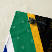 South AFrica Flag Beach Towel Strandlaken (In situ)