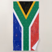 South AFrica Flag Beach Towel Strandlaken (Voorkant)