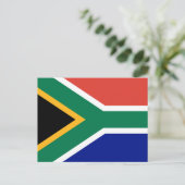 South Africa Flag Briefkaart (Staand voorkant)