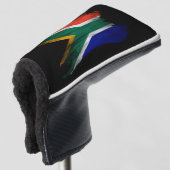 South Africa flag brush stroke, national flag Golfheadcover (3/4 voorkant)