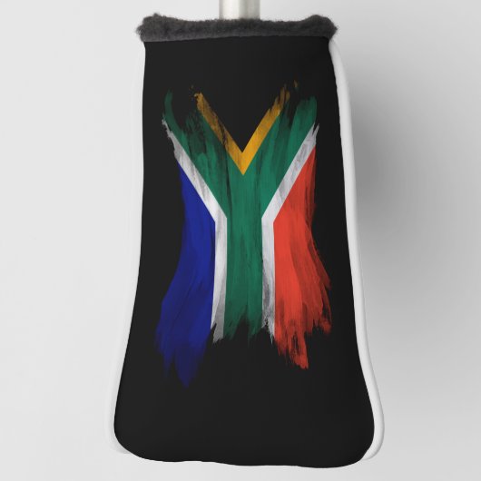 South Africa flag brush stroke, national flag Golfheadcover (Draai 90)