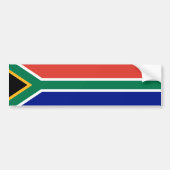 South Africa Flag Bumpersticker (Voorkant)
