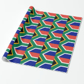 South Africa Flag Cadeaupapier (Uitgerold)