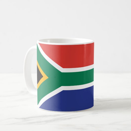 South Africa Flag Koffiemok (Voorkant links)