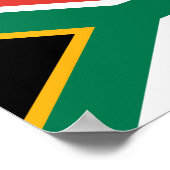 South Africa Flag Poster (Hoek)