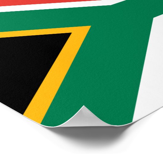 South Africa Flag Poster (Hoek)