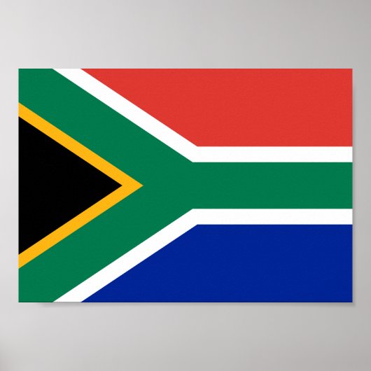 South Africa Flag Poster (Voorkant)