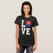 South Africa Flag Soccer Fan Love South African T-shirt (Voorkant volledig)