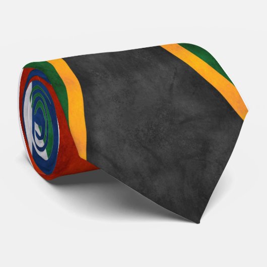 South Africa Flag Tie Stropdas (Opgerold)