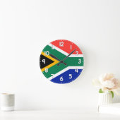 South Africa Flag Wall Clock -  Ronde Klok (Huis)
