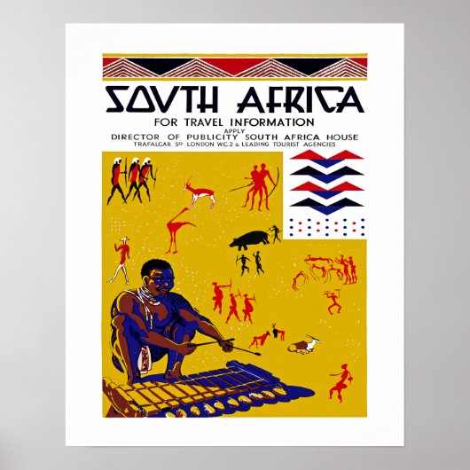 South Africa Poster (Voorkant)