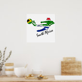 South Africa Soccer Player Poster (Keuken)