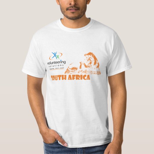 South Africa T-shirt - Volunteering Solutions (Voorkant)
